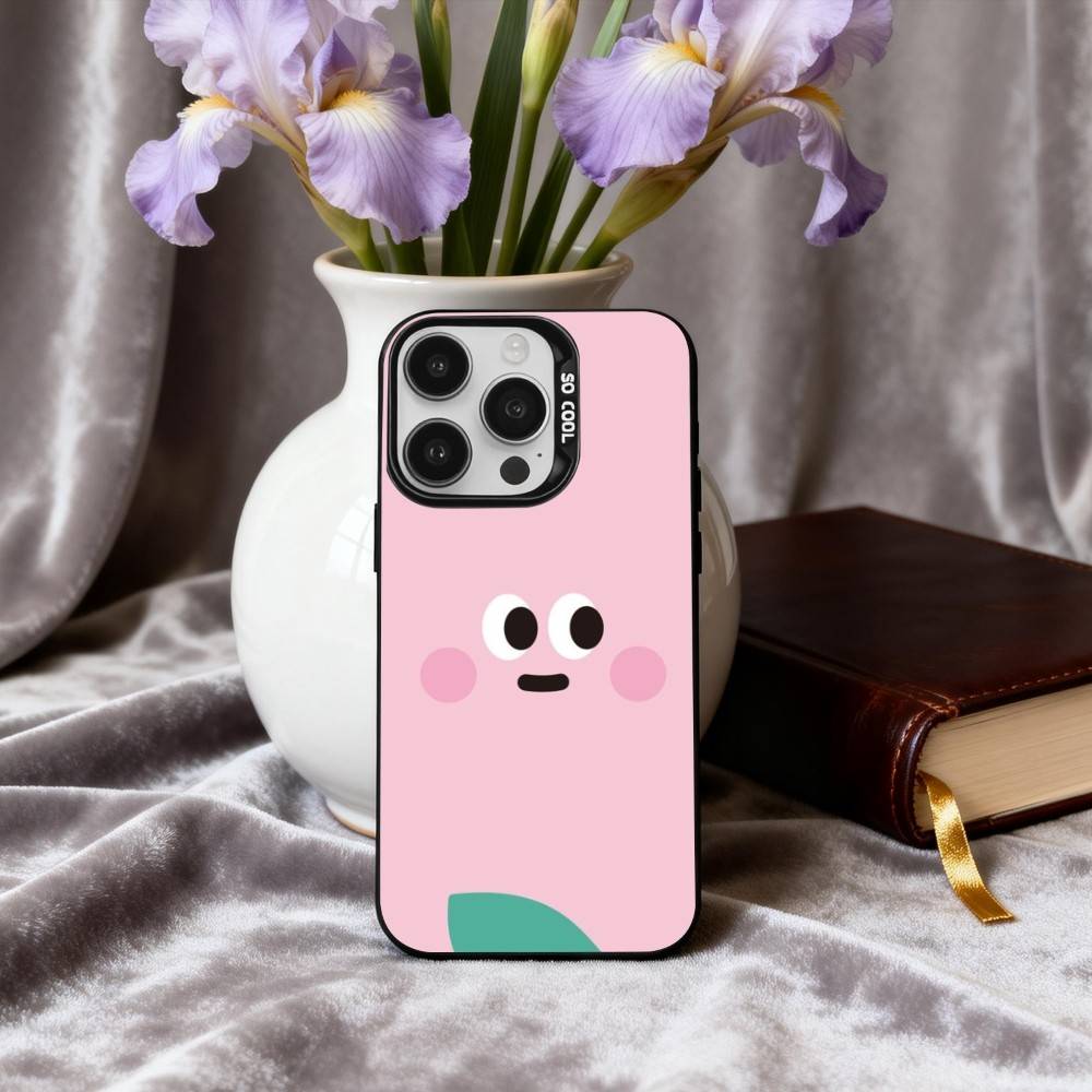 C-Cute C-CARROT F-FRIENDS Phone Case For iPhone17,16,15,14,13,12,11 Plus,Pro Max Candy Silver Plated Inside Cover
