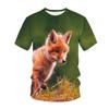 Kawaii Animals Foxes 3D Printed Kids T Shirt Fashion Casual Cartoons T-shirt Boys Girls Children's Clothing for Girls