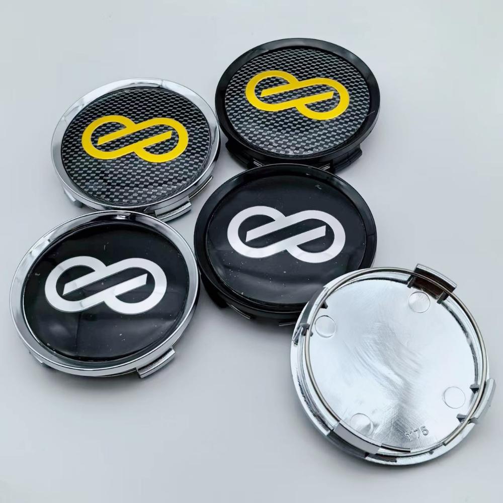 4pcs O.D 74mm / I.D 69mm JDM ENKEI Logo Badge Car Wheel Center Caps Car Accessories for Wheels Hub Lid Rim Hubcaps Cover Replace