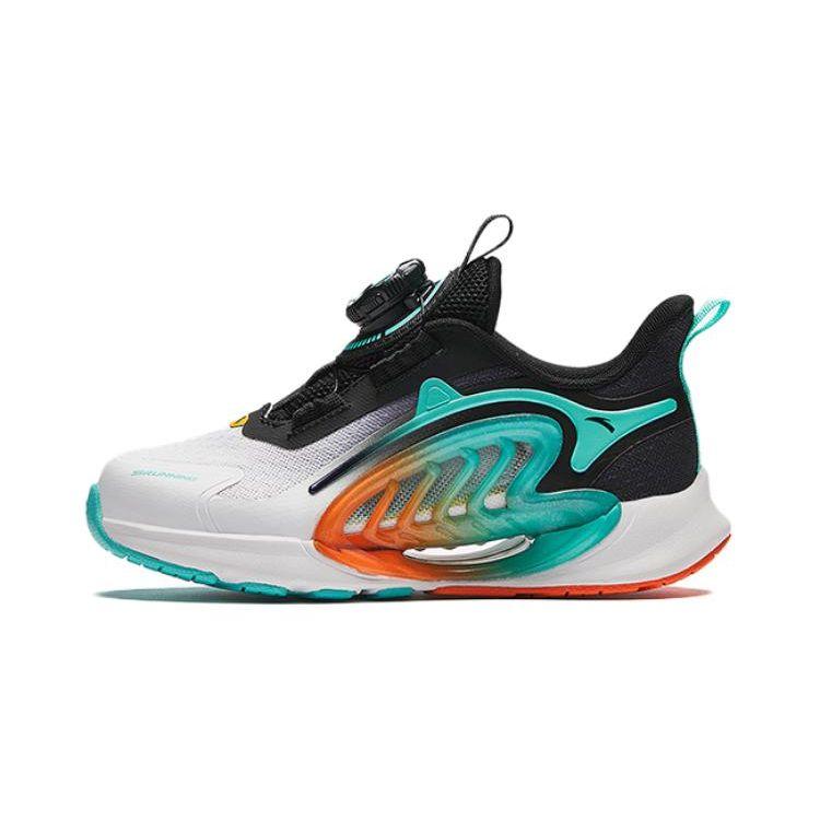 Anta Детские ежемесячные 2.0 фитнес-тест нескользящие амортизирующие дышащие низкие кроссовки для бега детские кроссовки белые синие черные 312429902-3