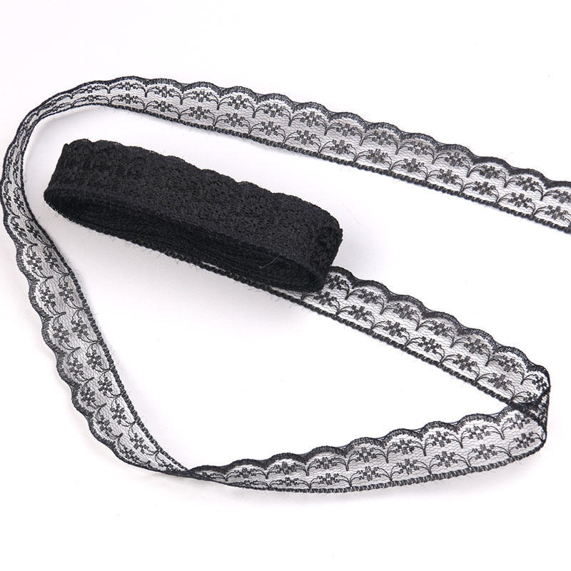 Lace Fabric Ribbon Roll Wide DIY Accessories Embroidered Wedding Party 20mm Water Soluble