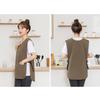 Waterproof Stain-Resistant Apron Nylon Vest Style Breathable Sleeved Apron Multipurpose Clothing Accessories