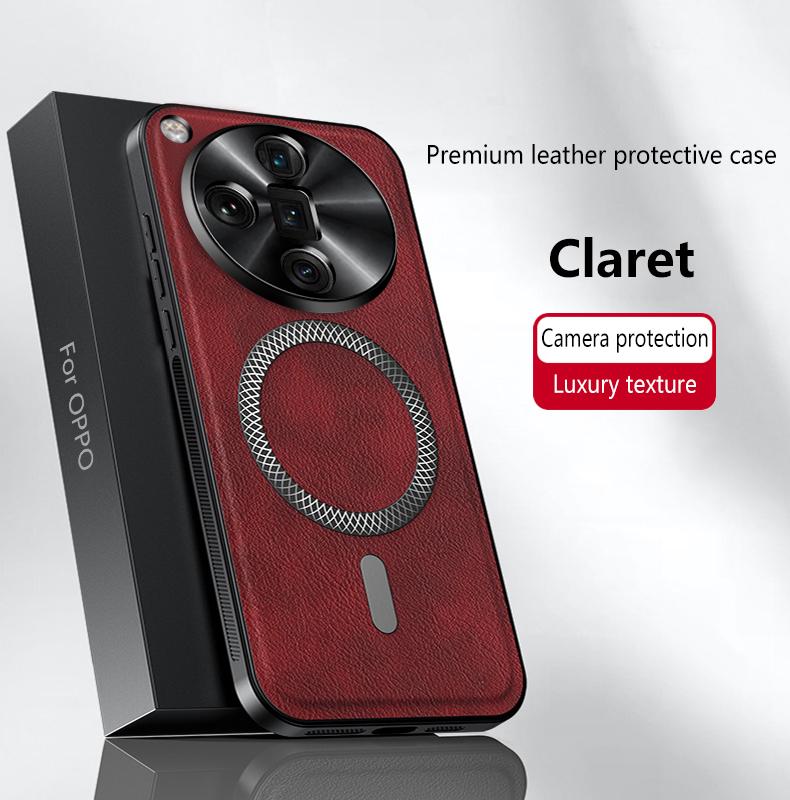 Для OPPO Find X7 X7 Ultra X6 X6 Pro кожаный чехол-книжка с полной защитой, магнитный, водонепроницаемый, противоударный, с защитой от отпечатков пальцев