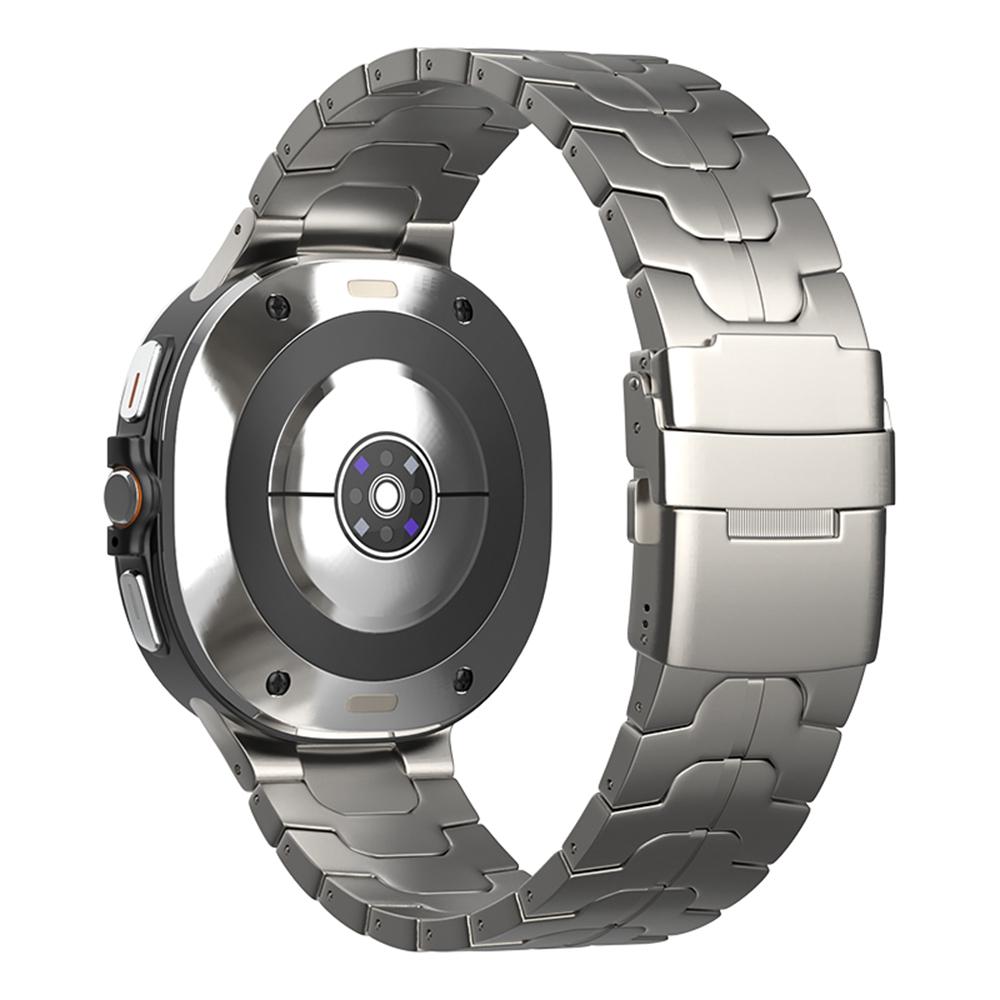 Ремешок для часов для Samsung Galaxy Watch8 44мм/40мм/Watch8 Classic 46мм Титановый браслет с предохранительной застежкой