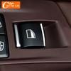 7 шт./компл. хром для BMW F10 F18 F07 5 серии 5GT 2010-2018, кнопки подъема оконного стекла, декоративная отделка с блестками