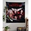 Kpop Babymonster Group Cartoon Tapestry Art Science Fiction Room Home Decor Wall Hanging Sheets