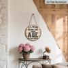 2D Flat Aluminum Vintage French Signage Wall Decor 7.87 Inch X 7.87 Inch. Suitable for Farms, Gardens, Bars, Garages, Outdoor Spaces, Living Rooms