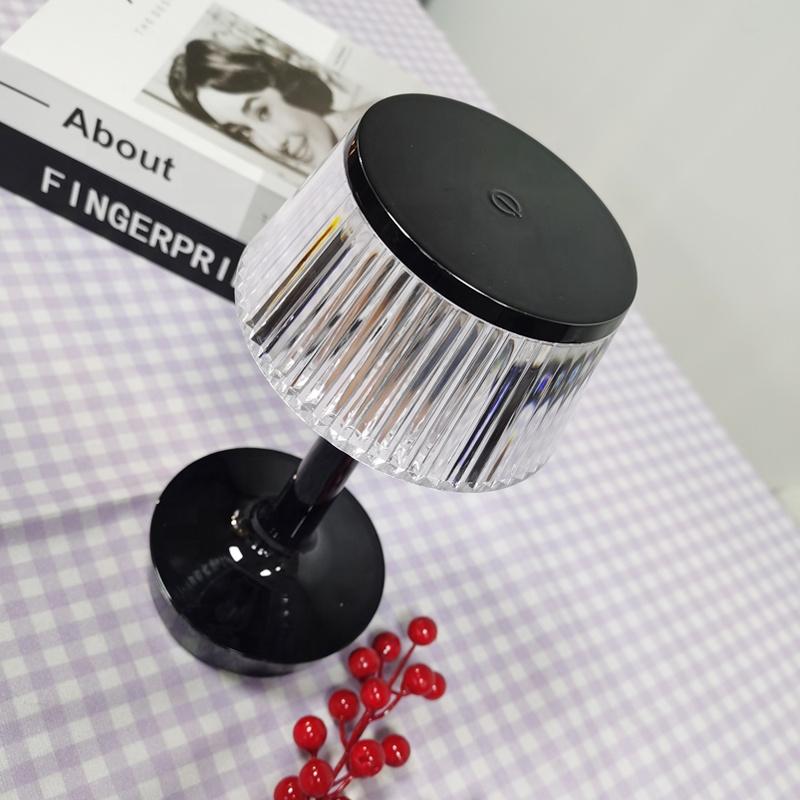 Хрустальная настольная лампа, креативный грибной прикроватный ночник для спальни, сенсорный атмосферный светильник для спальни, прикроватный подарок, светодиодный ночник