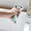 5/10Pcs Kitchen Towel Double-sided Dish Cloth Super Absorbent Microfiber Tableware Household Cleaning Towel