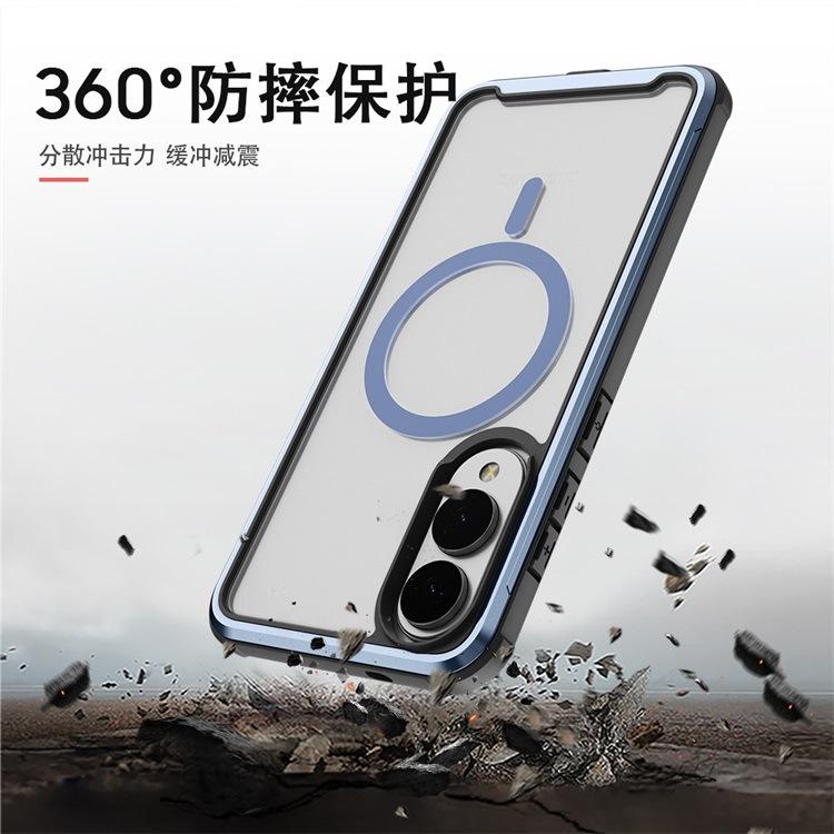Магнитный чехол для мобильного телефона Samsung S11edge из алюминиевого сплава, подходит для s11ultra, прозрачный, противоударный, защитный чехол s11