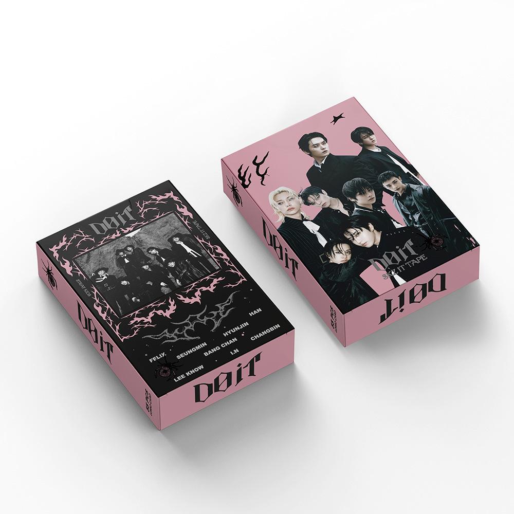 55Pcs Straykids Collection Card  New Do It Celebrity Photo Card Peripheral Lomo Small Card