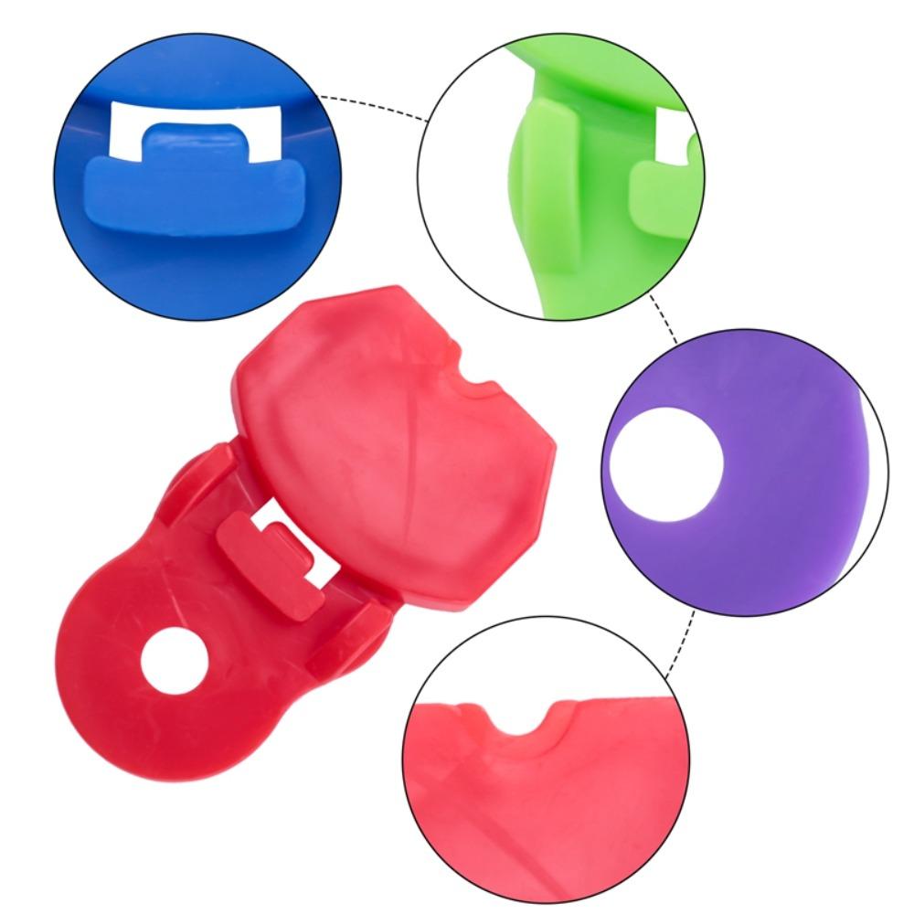 6pcs with Hole Beverage Drink Opener Plastic Plastic Drink Opener Reusable Can Opener  Cover Remover