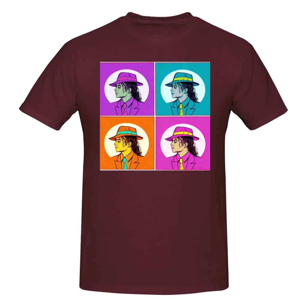 Piece Four Color MJ Novelty Cotton TShirt King Of Pop MMichael Tops Tees For Unisex