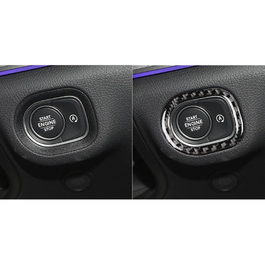 NVCNX Carbon Fiber Accessories for Mercedes Benz GLE GLS 350 450 450e 580 53 63 S AMG 2020-2026 2021 2022 2023 2024 2025 Dash Engine Push Start