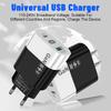 33-ваттное USB-зарядное устройство GaN: Быстрая зарядка QC 3.0 и PD, 9В/12В, стандарт США/ЕС