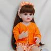 Очаровательная кукла Betty Reborn для детей от 3 лет и старше, 22 дюйма, 55 см, силиконовая, на все тело, с длинными наклеенными волосами, принцесса, реалистичная кукла для новорожденных, игрушки