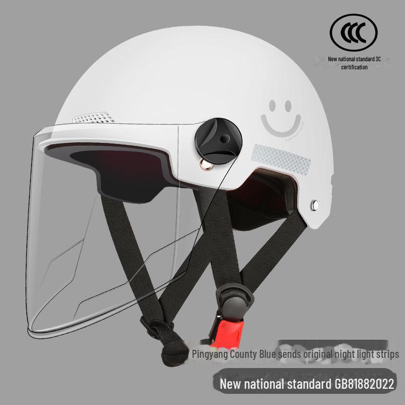 All-Season Electric Bike & Motorcycle Helmet, 3C Certified, Free Shipping, Unisex