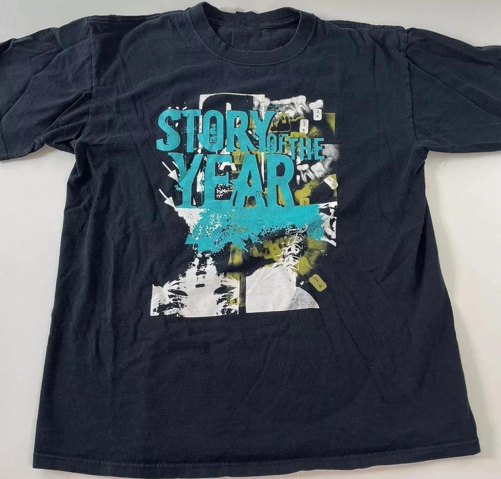 Story of the Year T Shirt Black Cotton Gift For Fan KK1903