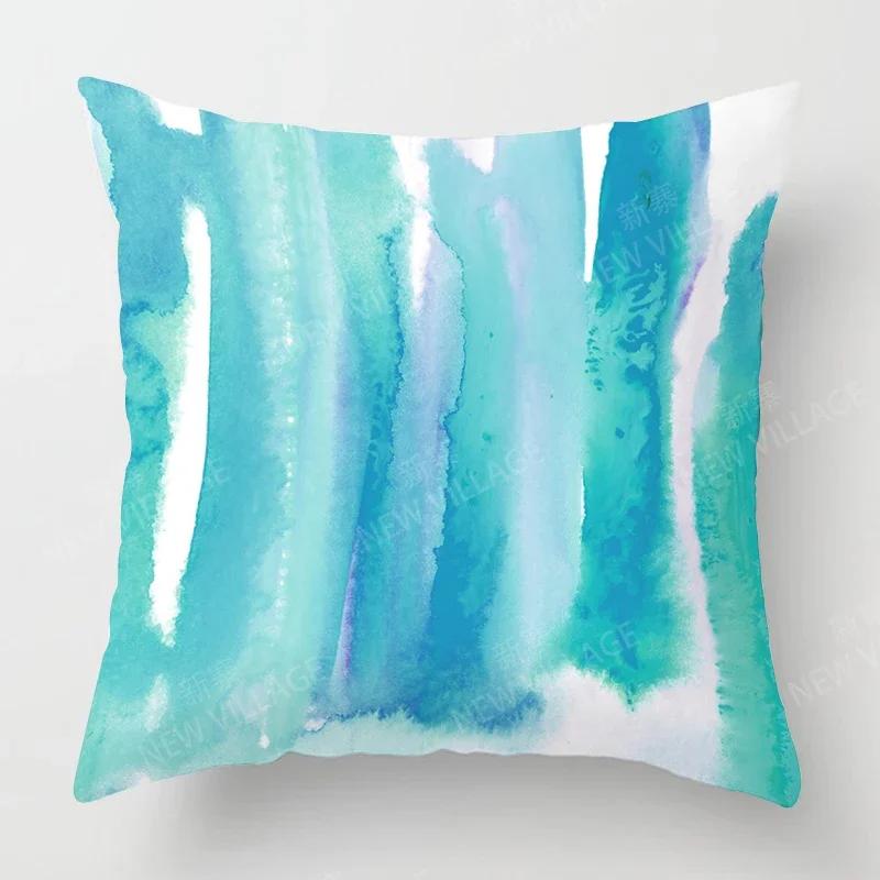 Modern Light Green Abstract Geometric Cushion Cover Home Decor Pillow Cover Sofa Throw Pillow Cover 45x45 40x40 50x50 60x60