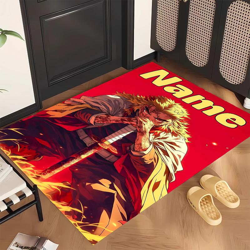Kyojuro (5) Personalized name Office Carpet Stylish Decor for Living Room Bedroom Kitchen