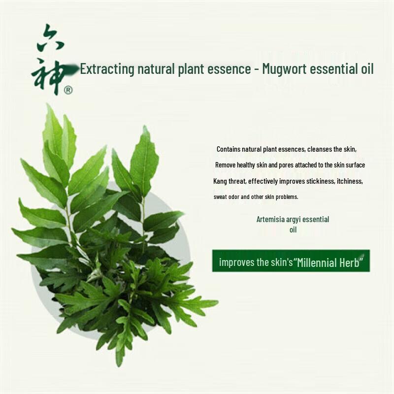 Liushen Wormwood Nourishing Body Wash and Walch Foaming Hand Wash Set