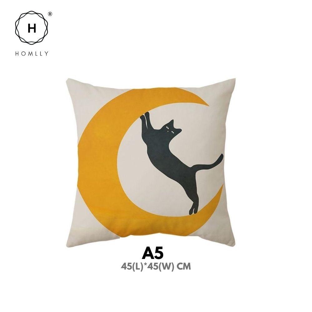Homlly Nordic Morandi I Decorative Cushion Sofa Pillow Cover Case (2PCS)
