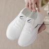 Модная весенняя белая повседневная обувь дышащая нескользящая обувь для ходьбы женская обувь для улицы 2025 удобная модная кроссовка на шнуровке