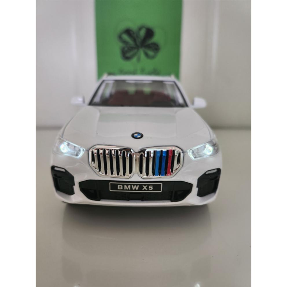 1:Модель автомобиля-игрушка BMW X5 SUV, литая, масштаб 1:24 - Белый