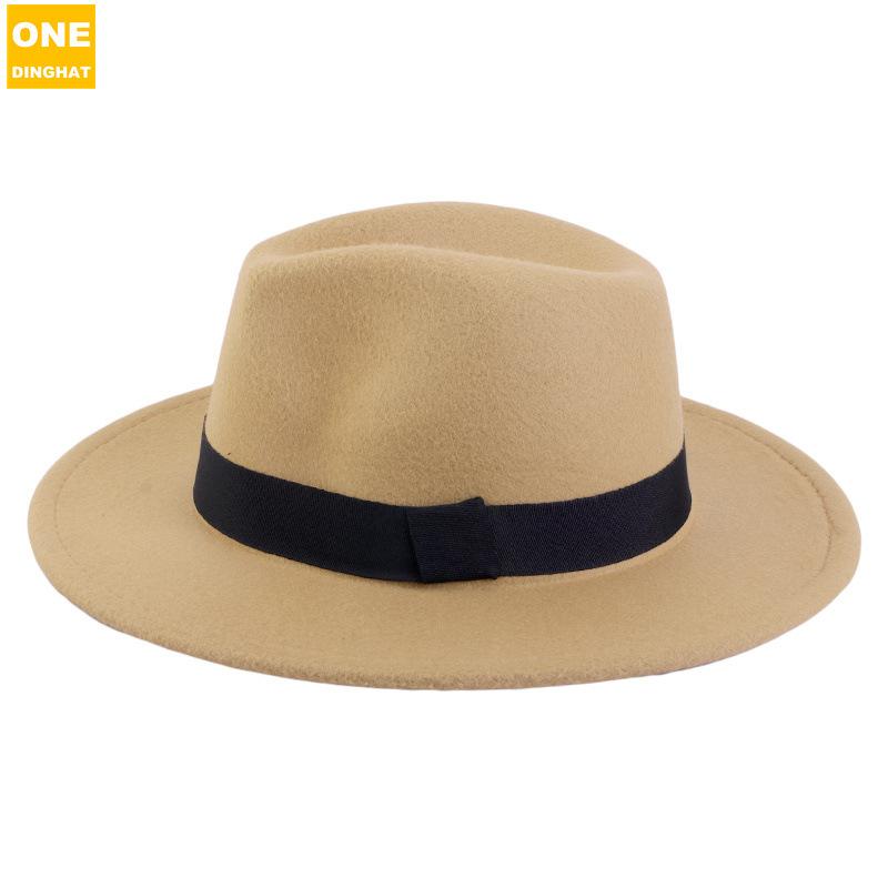 Fashion Men'S And Women'S Wool Top Hat Jazz Hat Gentleman'S Hat Felt Hat Jdl-17