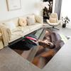Football Player Action Area Rug Suitable for Game Room Hallway Foyer Living Rooms Anti-slip Rug Office home decor Gift for Festivals