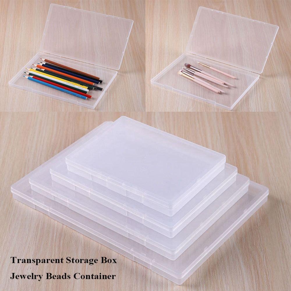 Аксессуары Квадратные упаковочные коробки Мелкие предметы Чехол Прозрачная коробка для хранения Ювелирных изделий Контейнер для бусин