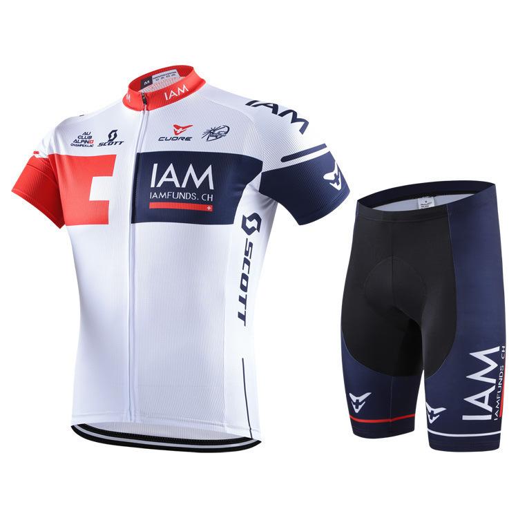 Team Edition Short Sleeve Cycling Suit Men's Top Summer Quick Drying Skinny Bike Bike Mountain Bike Riding Suit