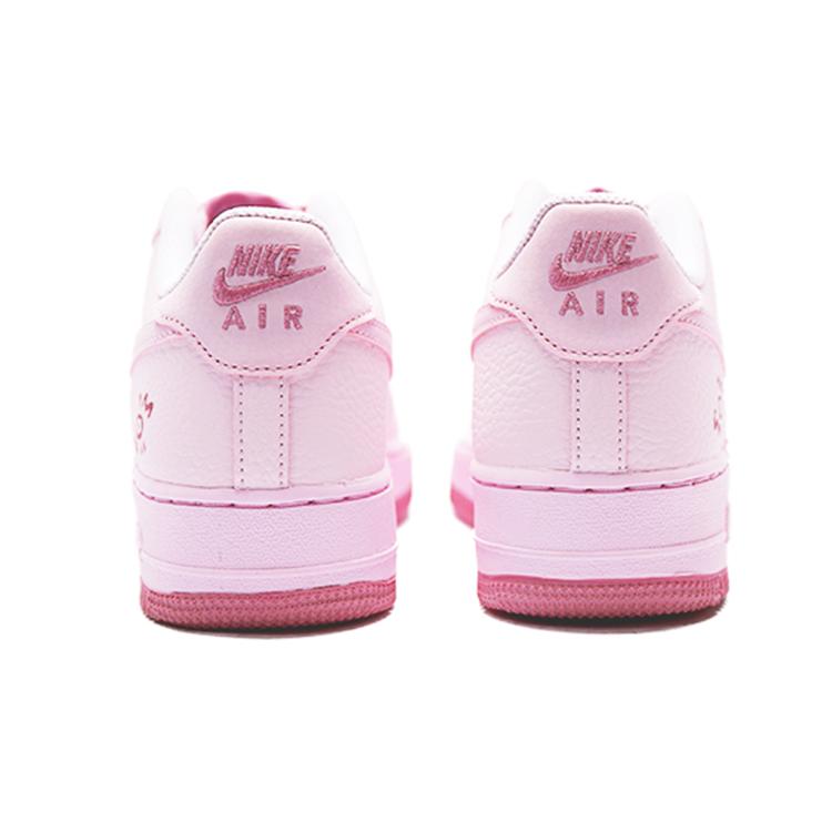 Nike Кроссовки Air Force 1 для скейтбординга Женские Низкие Белый/Розовый CT3839-107(Команда15-)