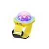 Мини Смурф RGB Свет Носимые Часы Красочный Звуковое Управление Детские Игрушки Проекция Диско Сценические Огни Атмосферная Лампа Для KTV Бара