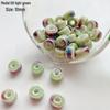 High-Temp Ceramic Glazed Round Spacer Beads for DIY Jewelry