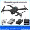 E88 Мини Складной Бесколлекторный Дрон с Оптическим Потоком и Пультом Дистанционного Управления для Аэрофотосъемки