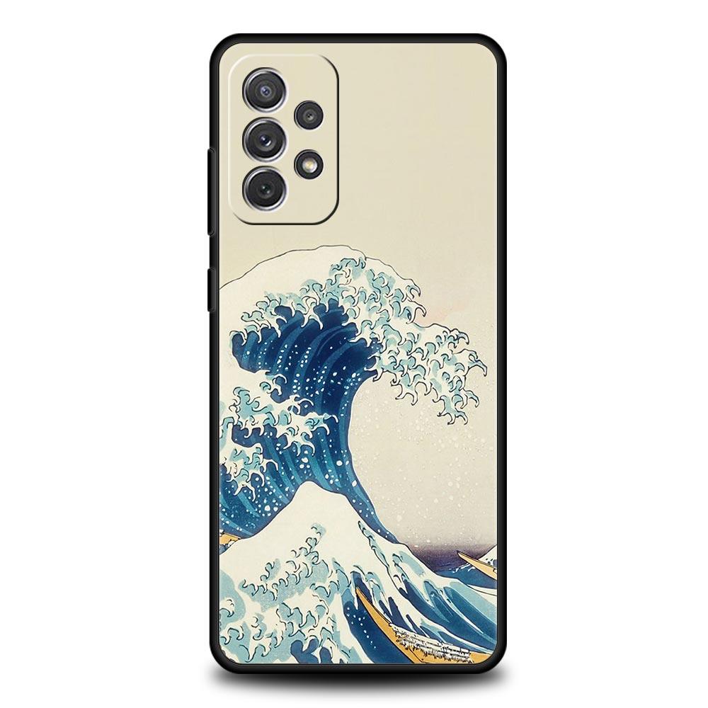 Чехол для телефона "Большая волна в Канагаве" для Samsung Galaxy A73 A53 A33 5G A13 A23 A21s A03 A11 A31 A41 A51 A52 A71 M21 M31 A01