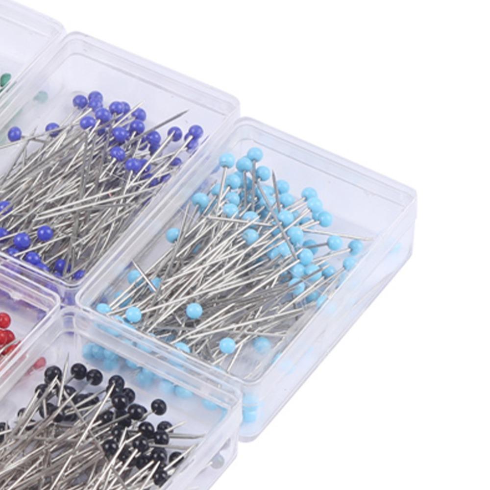 1000pcs 1.45 Inch Sewing Pins Multicolor Dressmaking Pins Quilting Pins Wedding Flower