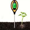4 in 1 Soil Tester LCD Screen Soil Thermometer Soil Survey Instrument  For Garden Lawn Farming