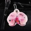 Personalized Phalaenopsis Keychain Creative Hand-Punched Puncture Simulation Flower Pendant Backpack Accessories Gifts