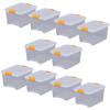 Iris Ohyama Box High Places Set of 10 Width 32 X Depth 41 X Height 24cm Clear TB-43