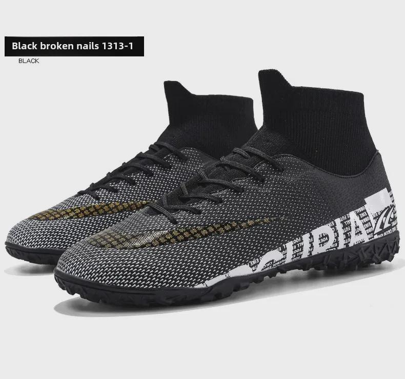 24 новых футбольных кроссовок с высоким верхом для мужчин и женщин: Подходит для AG, TF, студентов и взрослых; Идеально подходит для спортивных тренировок. Горячая распродажа!