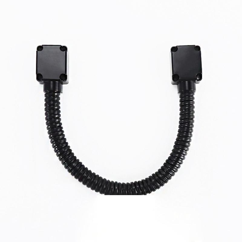 Exposed Mount Access Control Cable Wire Sleeve Protector Wooden Metal Door Spring Tube Door Cable Door Loop Zinc Alloy Head 304