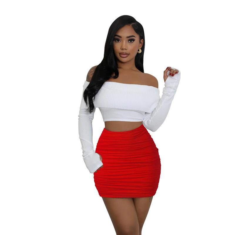 Mini Pleated Skirt Women's Summer Double Layer High Stretch Gathered Bodycon Midi Skirt Elegant For Casual And Formal Occasions Stylish Half Skirt