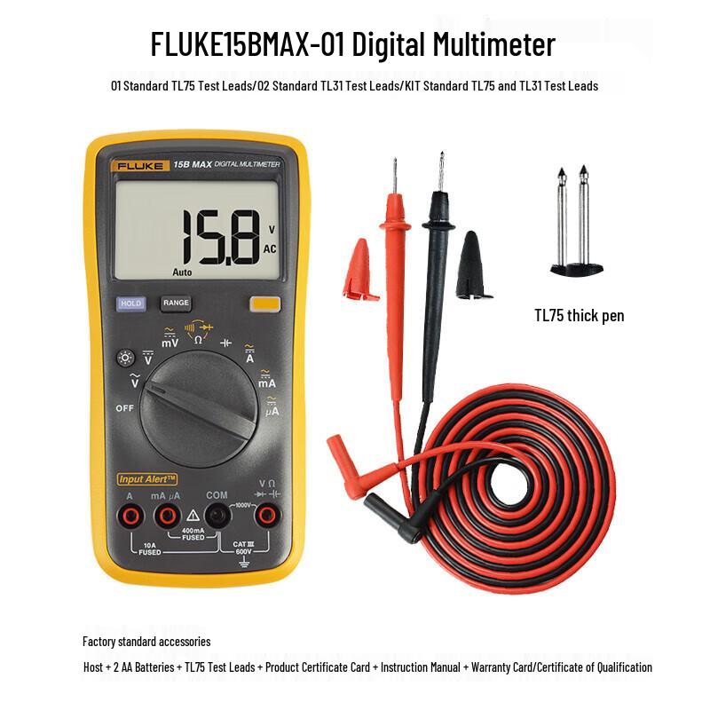 In-Stock Fluke 101 Kit: Digital Multimeter Models 106, 107, 12E+, 15B+, 17B+
