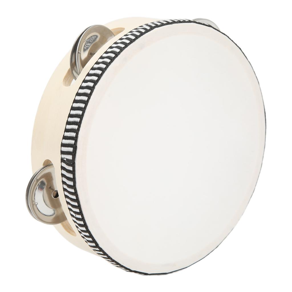 Ручной тамбурин деревянный 154 мм полиэстер четкий звук образовательный тамбурин барабан для выступлений