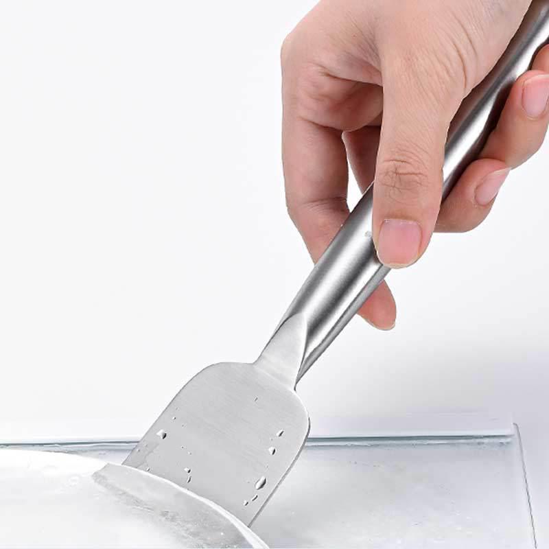 Stainless Steel Refrigerator Defrosting and Descaling Shovel - Household Ice Scraper and Cleaning Tool