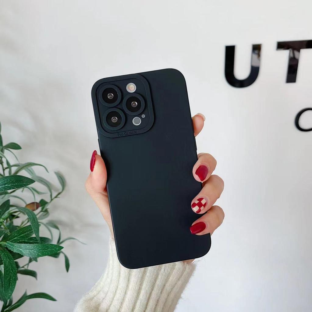 Подходит для Apple 16promax Чехол для телефона «Ангельский глаз» с тонким отверстием 14pro Полное покрытие 13/12 Однотонный материал ТПУ X