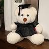 Милая шапка доктора, медведь, плюшевый мишка, плюшевый мишка, обнимающий медведь, кукла, тряпичная кукла, памятный подарок на выпускной