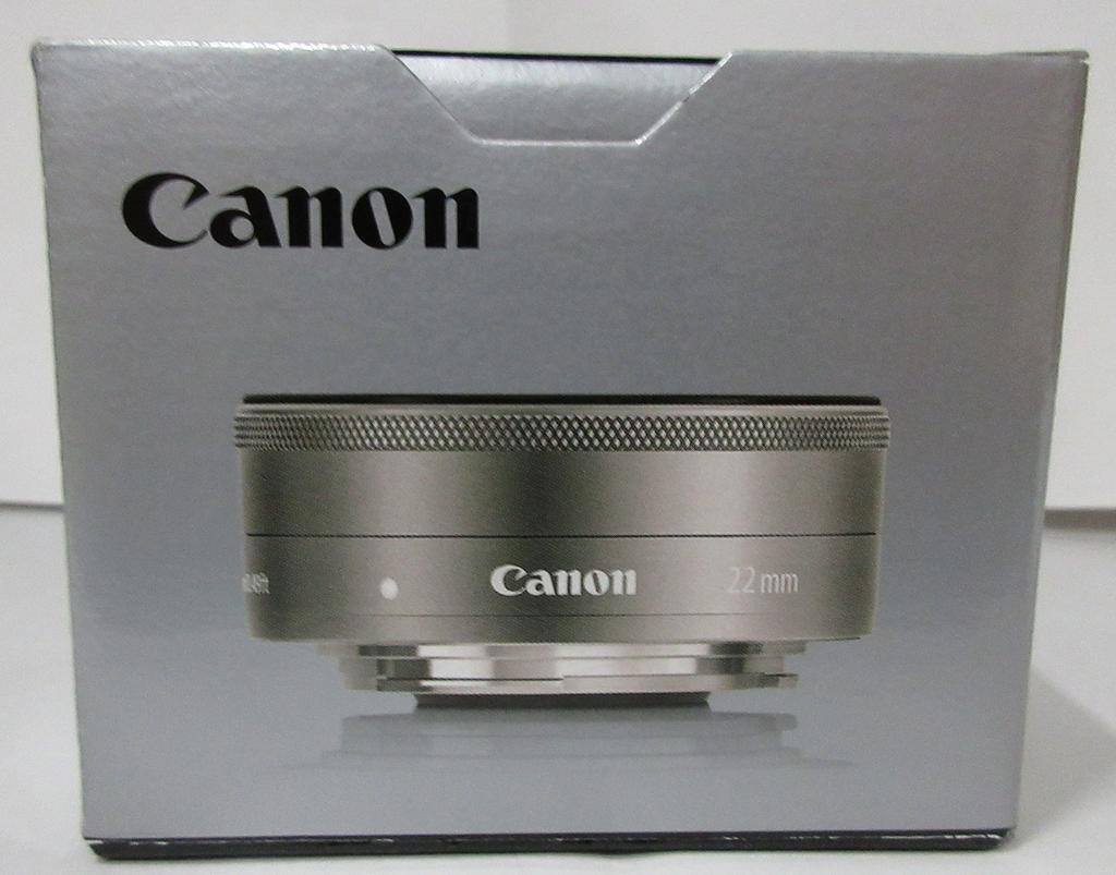 Canon Single Focus Wide Angle Lens EF-M22mm F2 STM Silver Mirrorless Single Lens Compatible EF-M222STMSL